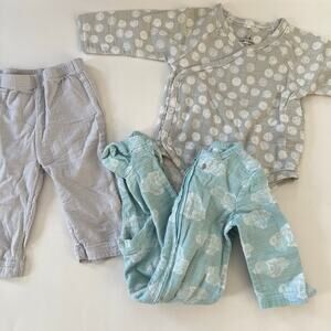 Aden & Anais Muslin Baby Clothes Bundle Size 0-3 Months
